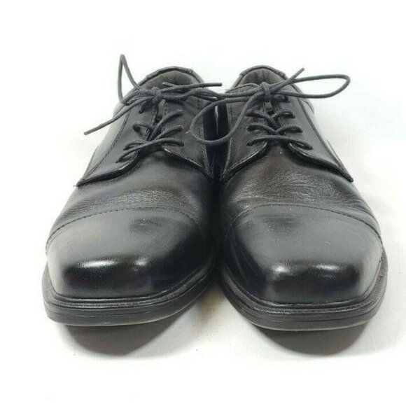 Giorgio Brutini Cap Toe Oxfords Men's Sz 9 Black Leather Uppers - Picture 3 of 7